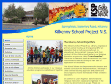 Tablet Screenshot of kilkennyschoolproject.ie